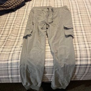 Army green joggers
